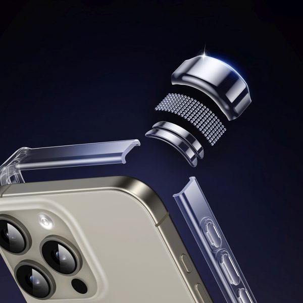 iPhone 16 Pro Bright Cushion CA101 aizsargvāciņš - caurspīdīgs