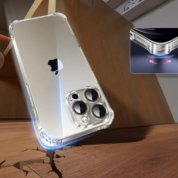 iPhone 16 Pro Bright Cushion CA101 aizsargvāciņš - caurspīdīgs