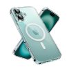 iPhone 16 Plus elegants, caurspīdīgs magnētiskais maciņš ar MagSafe aizsargpārklājumu — caurspīdīgs