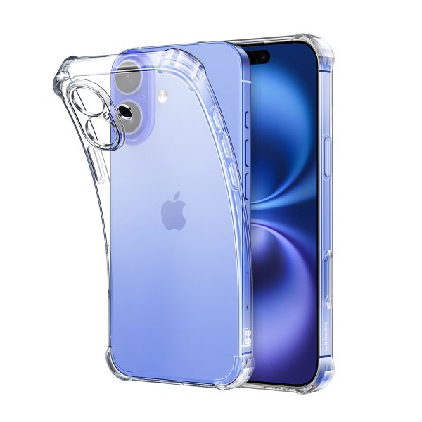 iPhone 16 Plus Bright Cushion CA101 aizsargvāciņš - caurspīdīgs