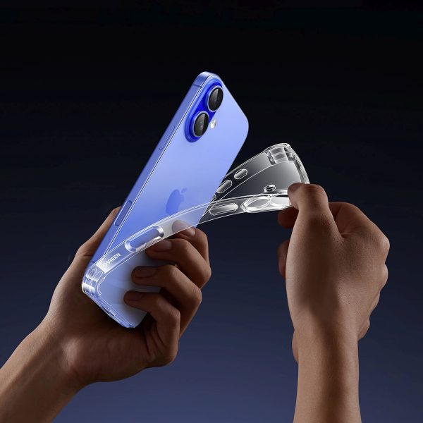iPhone 16 Plus Bright Cushion CA101 aizsargvāciņš - caurspīdīgs