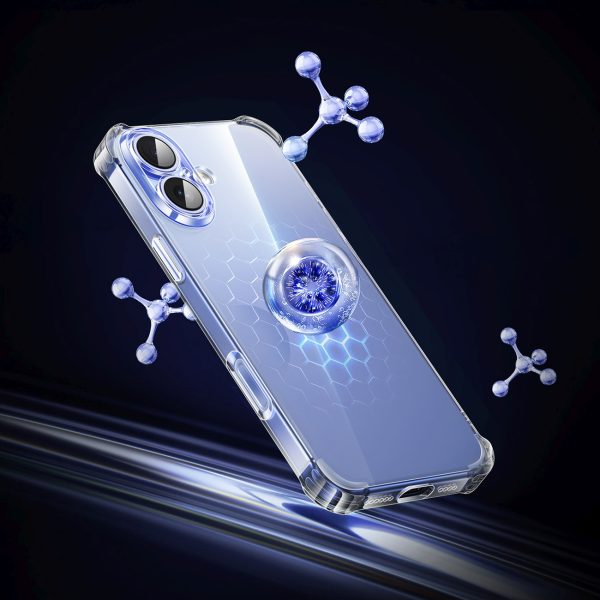 iPhone 16 Plus Bright Cushion CA101 aizsargvāciņš - caurspīdīgs