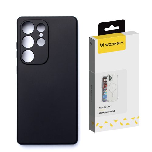 Samsung Galaxy S25 mīkstais maciņš - melns