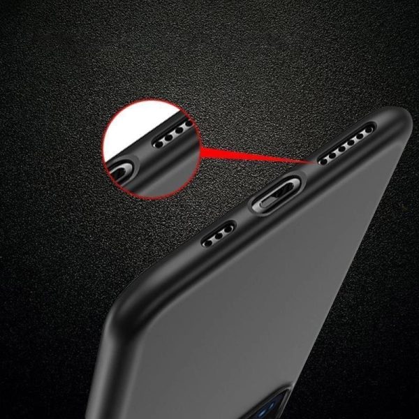Samsung Galaxy S25 mīkstais maciņš - melns