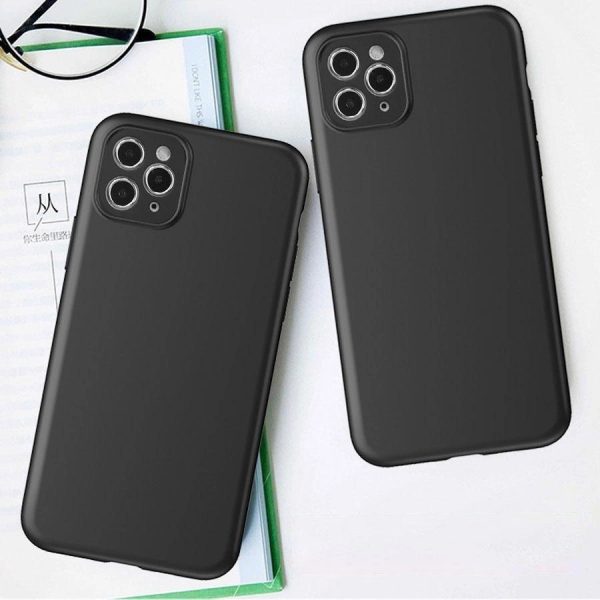Samsung Galaxy S25 mīkstais maciņš - melns