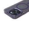 Samsung Galaxy S24 FE mirdzošs maciņš MagSafe aizsargvāciņš - violets ar mirdzumiem