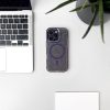 Samsung Galaxy S24 FE mirdzošs maciņš MagSafe aizsargvāciņš - violets ar mirdzumiem