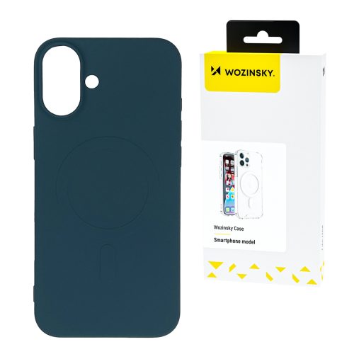 Silikonowe etui na Samsung Galaxy S24 FE Silicone Case MagSafe - niebieskie