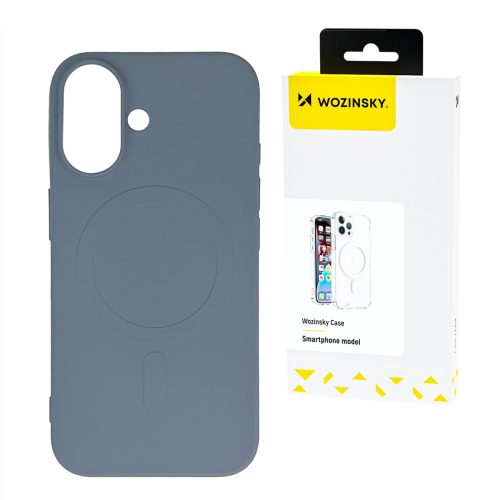 Silikonowe etui na Samsung Galaxy S24 FE Silicone Case MagSafe - szare