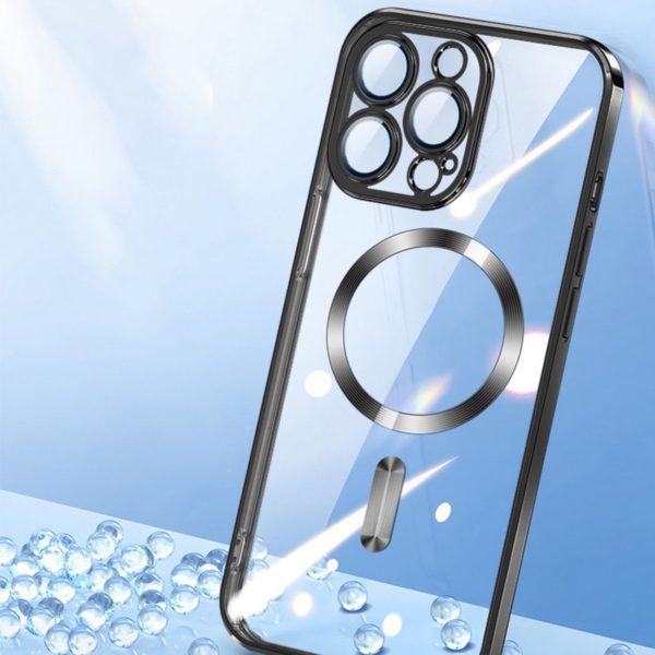 Etui pokrowiec na Samsung Galaxy S24 FE Electroplated Magsafe - złote