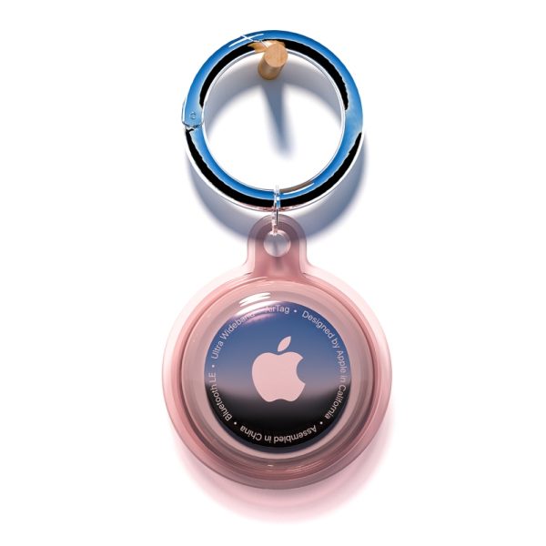 Etui wodoodporne na lokalizator Apple AirTag - różowe