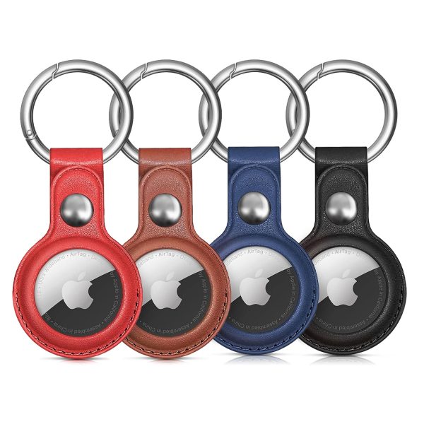 Etui do lokalizatora Apple AirTag z ekoskóry - 4 szt.