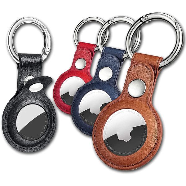Etui do lokalizatora Apple AirTag z ekoskóry - 4 szt.