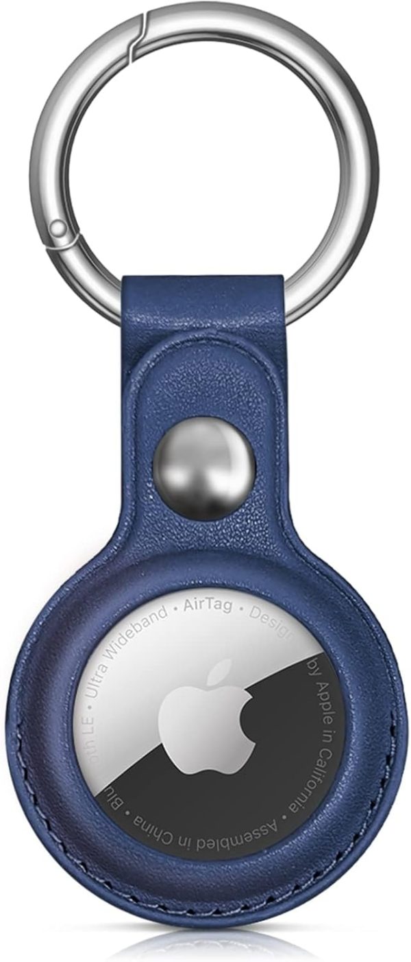 Apple AirTag lokatora maciņš no eko ādas - 4 gab.