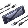 Obudowa na dysk M.2 NVMe/SATA SSD - srebrna