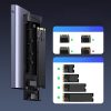 Obudowa na dysk M.2 NVMe/SATA SSD - srebrna