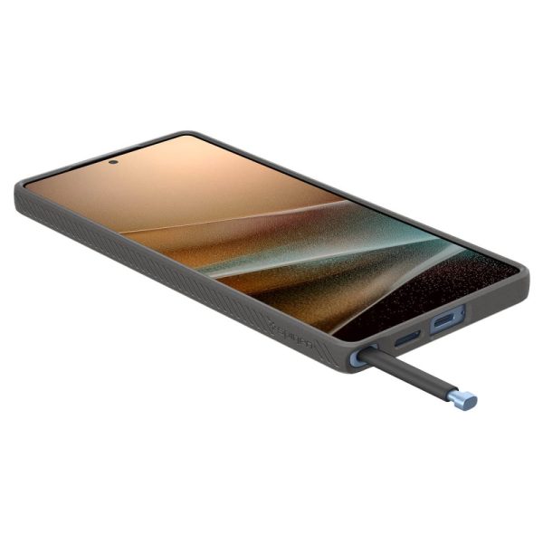 Etui pokrowiec na Samsung Galaxy S25 Ultra Liquid Air - szare