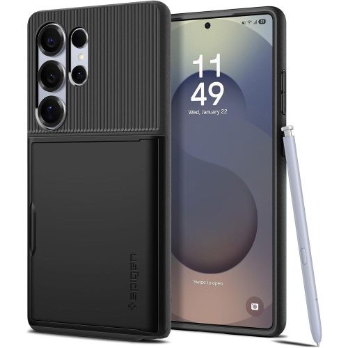 Samsung Galaxy S25 īpaši plāns Armor CS maciņš - melns
