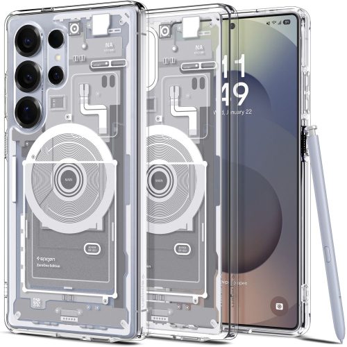 Ultra Hybrid Mag vāciņš priekš Samsung Galaxy S25 Ultra Zero One - balts