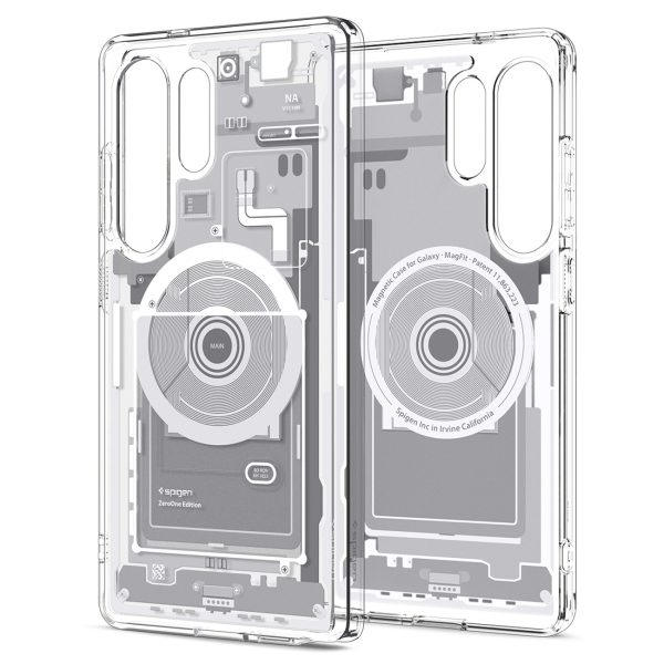 Ultra Hybrid Mag vāciņš priekš Samsung Galaxy S25 Ultra Zero One - balts