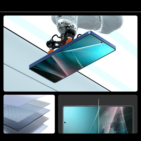 Hibrīda stikls Samsung Galaxy S25 Ultra Elite Shield EZ FIT - caurspīdīgs