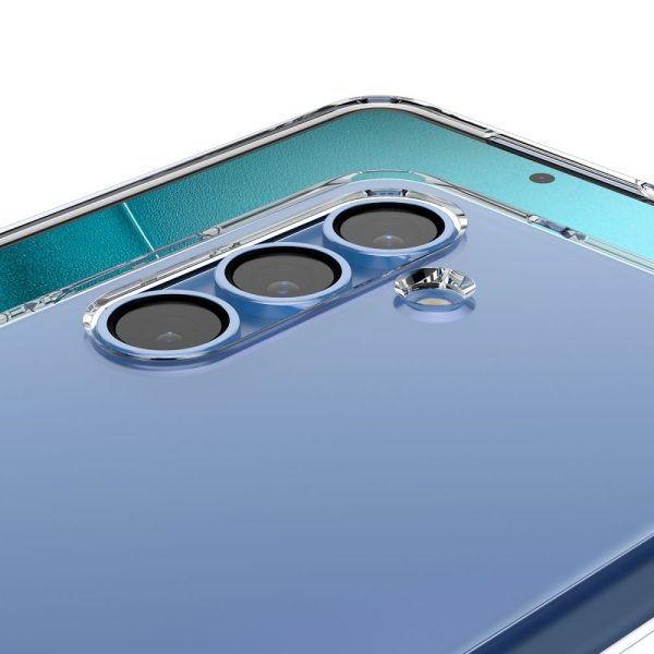 Samsung Galaxy S25+ šķidro kristālu maciņš - caurspīdīgs