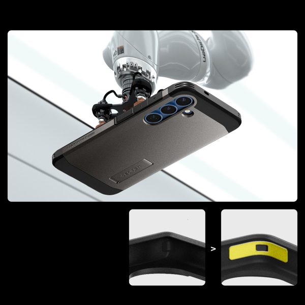 Samsung Galaxy S25+ Tough Armor MagSafe maciņš-pārvalks - pelēks