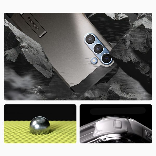 Samsung Galaxy S25+ Tough Armor MagSafe maciņš-pārvalks - pelēks