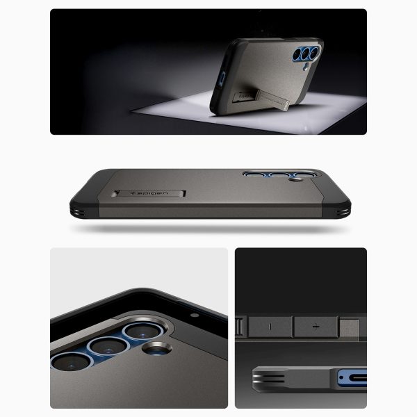 Samsung Galaxy S25+ Tough Armor MagSafe maciņš-pārvalks - pelēks