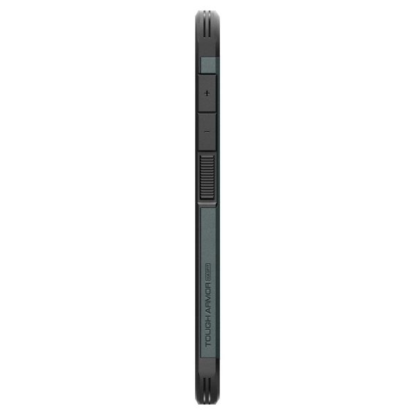 Samsung Galaxy S25+ Tough Armor MagSafe maciņš-pārvalks - zaļš