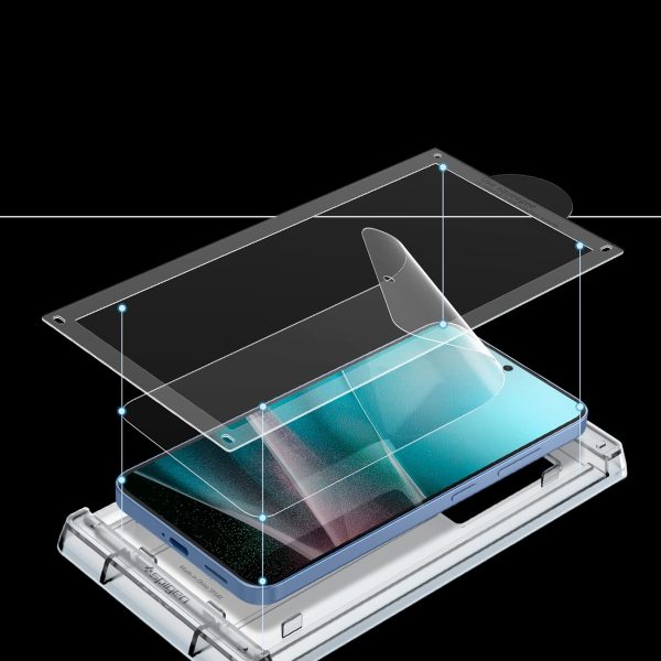 Hibrīda stikls Samsung Galaxy S25+ ELITE SHIELD EZ FIT - caurspīdīgs