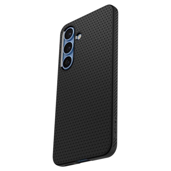 Samsung Galaxy S25 Liquid Air maciņš - matēti melns