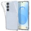Samsung Galaxy S25 šķidro kristālu maciņš - caurspīdīgs, mirdzošs