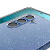 Samsung Galaxy S25 šķidro kristālu maciņš - caurspīdīgs, mirdzošs