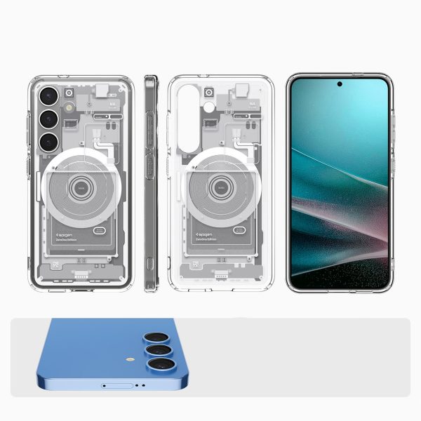 Samsung Galaxy S25 Zero One Ultra Hybrid Magnet maciņš - balts