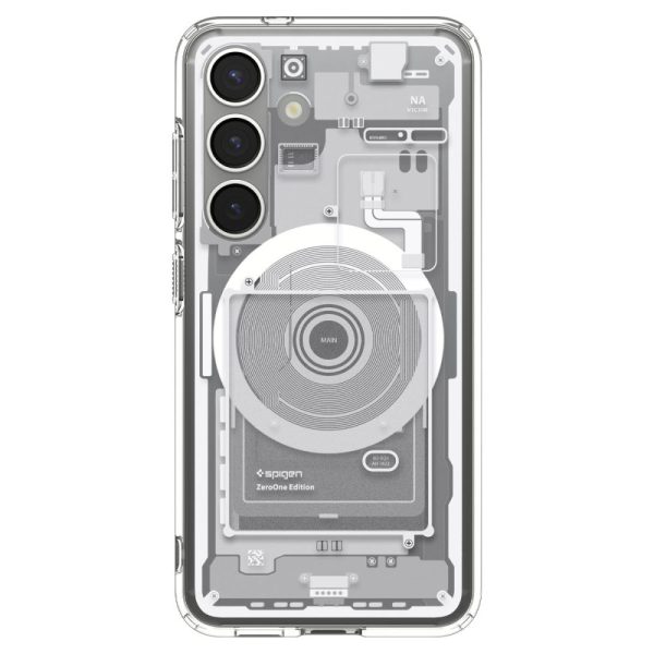 Samsung Galaxy S25 Zero One Ultra Hybrid Magnet maciņš - balts