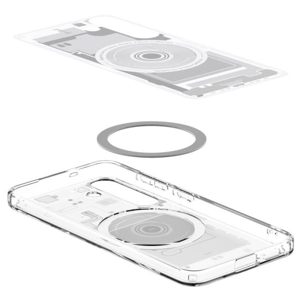 Samsung Galaxy S25 Zero One Ultra Hybrid Magnet maciņš - balts