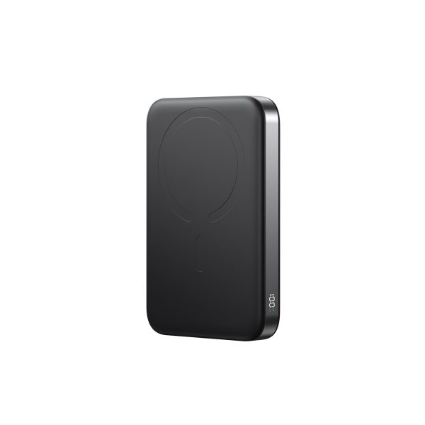 Powerbank 10000mAh 22.5W Qi2 JR-PBM12 MagSafe ar statīvu - melns