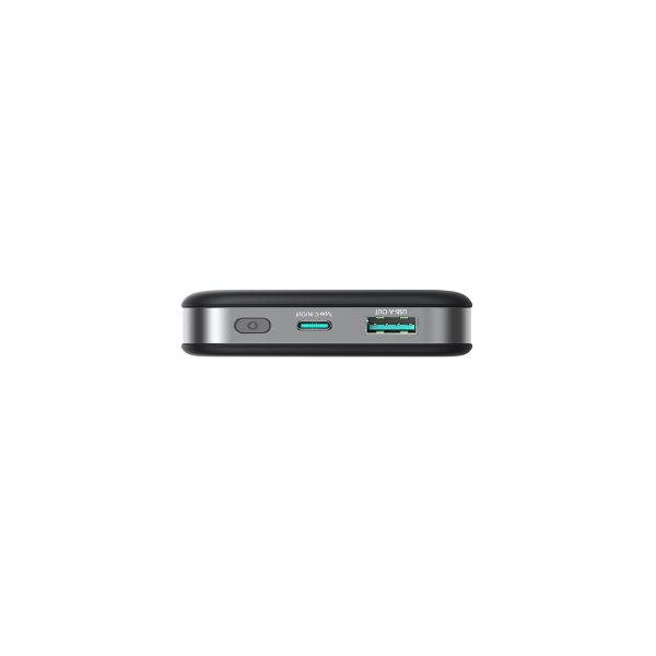 Powerbank 10000mAh 22.5W Qi2 JR-PBM12 MagSafe ar statīvu - melns