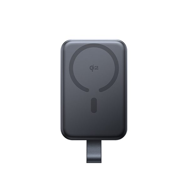 Powerbank 10000mAh 22.5W Qi2 JR-PBM11 MagSafe ar statīvu - melns