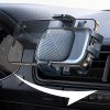 Automašīnas tālruņa turētājs gaisa atverei - melns