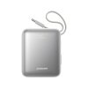 Powerbank 10000mAh 22.5W ar iebūvētu USB-C Lightning kabeli - balts