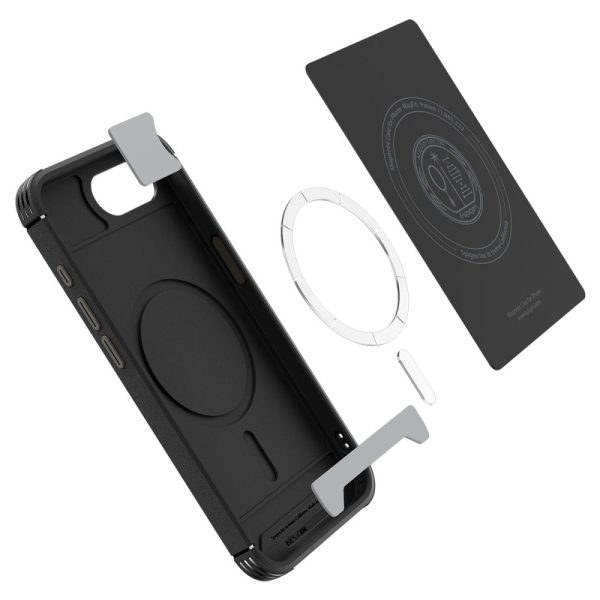 iPhone 16e Core Armor MagSafe vāciņš — melns