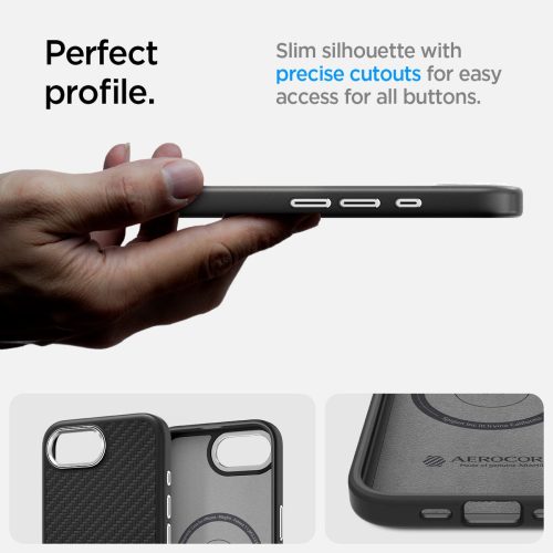 iPhone 16e Enzo Made MagSafe vāciņš — melns
