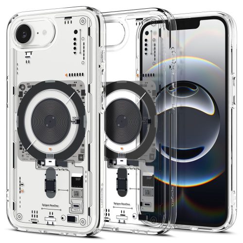 iPhone 16e Neo One Ultra Hybrid MagSafe vāciņš — caurspīdīgs
