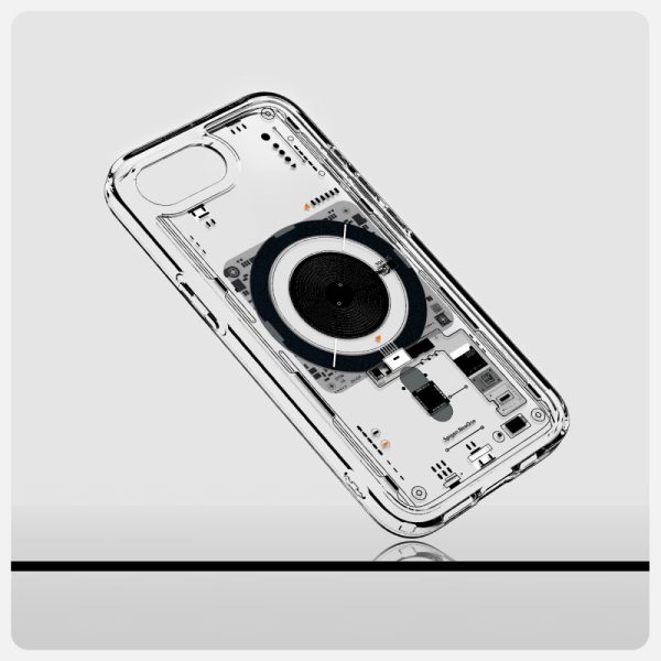 iPhone 16e Neo One Ultra Hybrid MagSafe vāciņš — caurspīdīgs