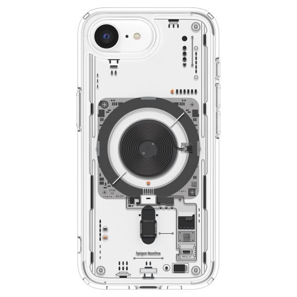 iPhone 16e Neo One Ultra Hybrid MagSafe vāciņš — caurspīdīgs