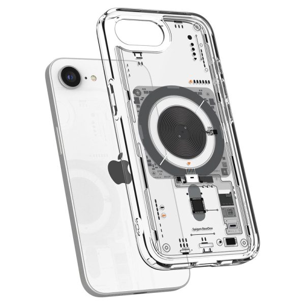 iPhone 16e Neo One Ultra Hybrid MagSafe vāciņš — caurspīdīgs