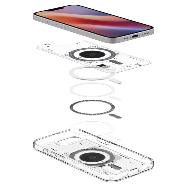 iPhone 16e Neo One Ultra Hybrid MagSafe vāciņš — caurspīdīgs