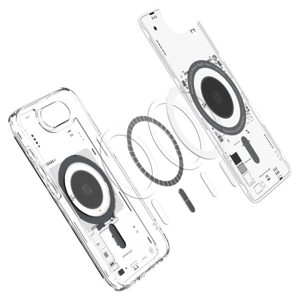 iPhone 16e Neo One Ultra Hybrid MagSafe vāciņš — caurspīdīgs